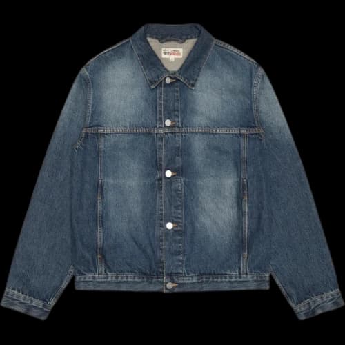 Stussy Denim Trucker Jacket Leopard