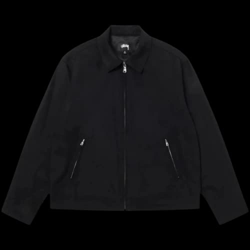 Stussy Gabardine Garage Jacket Black