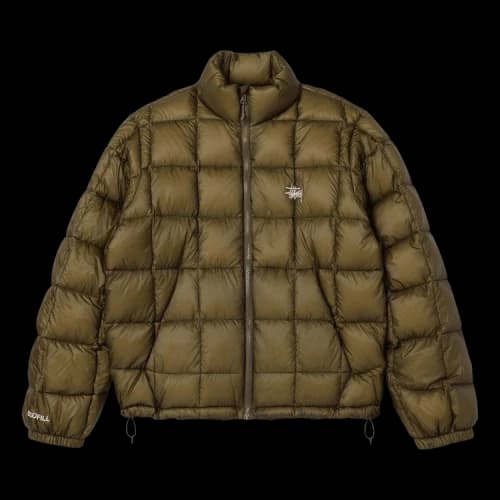 Stussy Midweight Puffer Jacket Olive