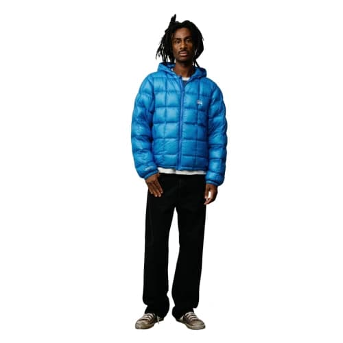 Stussy Midweight Hooded Puffer 'Blue'