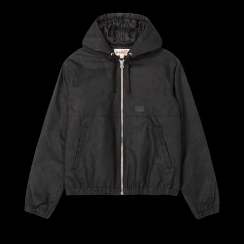 Stussy Waxed Cotton Work Jacket 'Black'