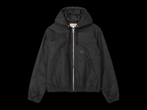 Stussy Waxed Cotton Work Jacket Black