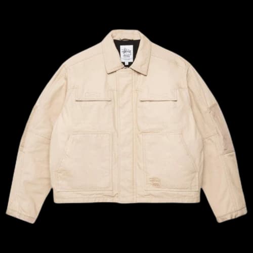 Stussy Utility Work Jacket Khaki