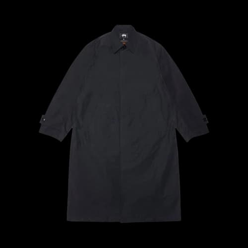 Stussy All Season Trench Coat Black