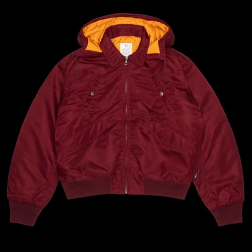 Stussy Flight Bomber 'Burgundy'