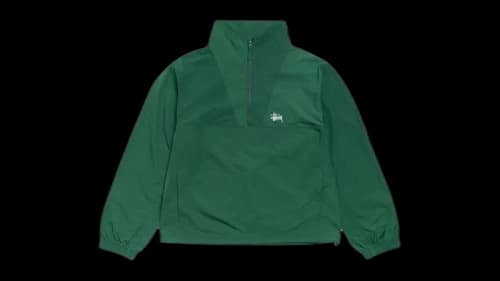 Stussy Warm Up Pullover Sweatshirt Green