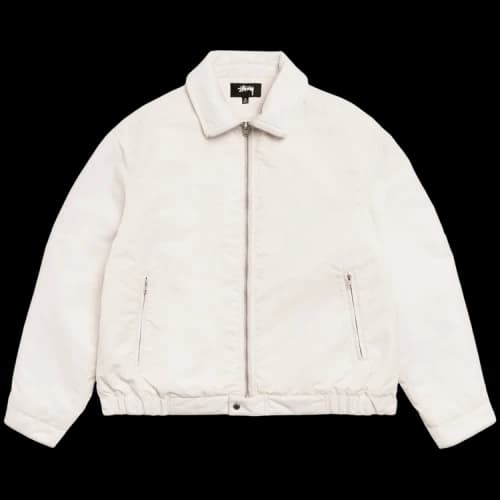 Stussy Pile Lined Zip Jacket 'Bone'