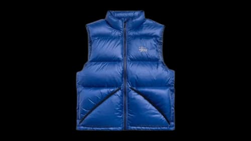 Stussy Micro Ripstop Down Vest Royal