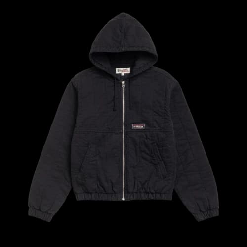Stussy Quilted Canvas Work Jacket 'Black'