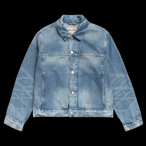Stussy Trucker Denim LA 'Indigo'