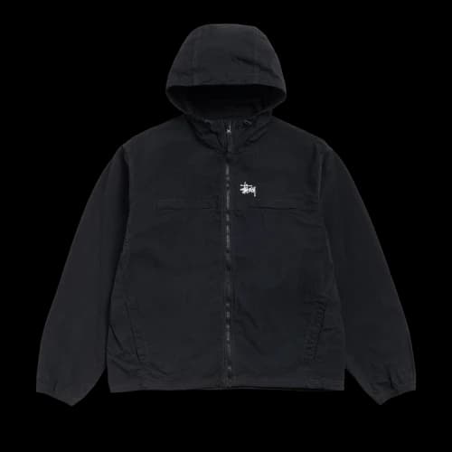 Stussy Lightweight Hooded Jacket 'Black'