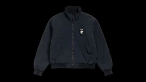 Stussy Polar Fleece Lined Jacket Black