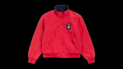 Stussy Polar Fleece Lined Jacket Red