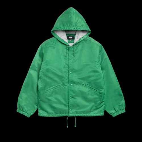 Stussy Hooded Coaches Jacket 'Green'