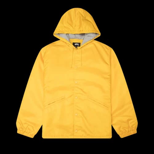 Stussy Hooded Coaches Jacket 'Yellow'