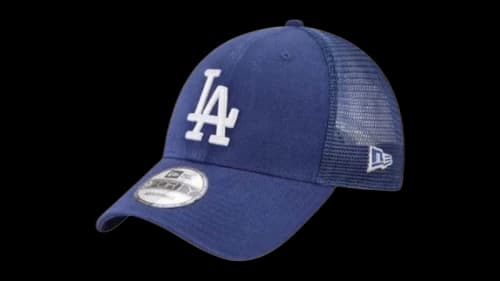 New Era 9Forty MLB LA Dodgers Trucker Baseball Cap Blue