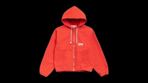 Stussy Work Unlined Canvas Jacket Red