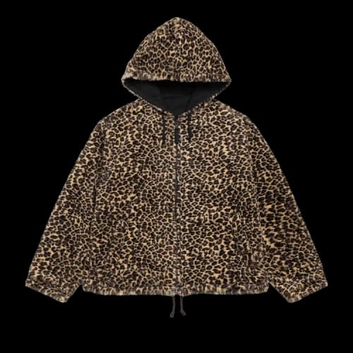 Stussy Reversible Hooded Jacket 'Leopard'