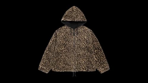 Stussy Reversible Hooded Jacket Leopard