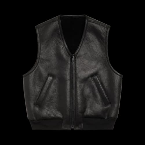 Stussy Shearling Vest 'Black'