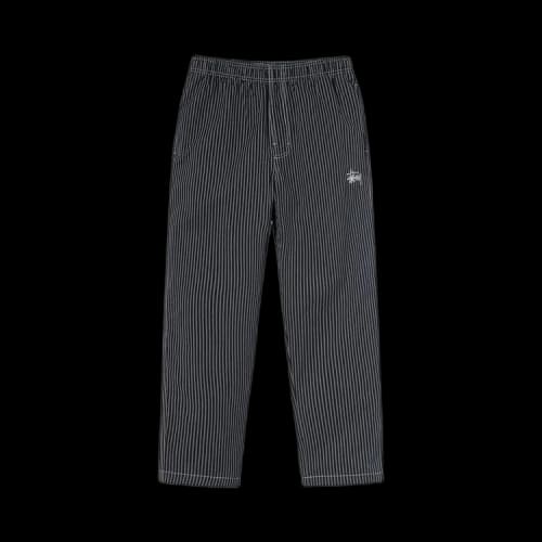 Stussy Brushed Cotton Relaxed Pant 'Striped'