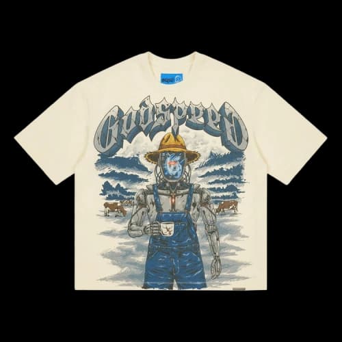 Godspeed Aura Farm II Tee 'Bone'