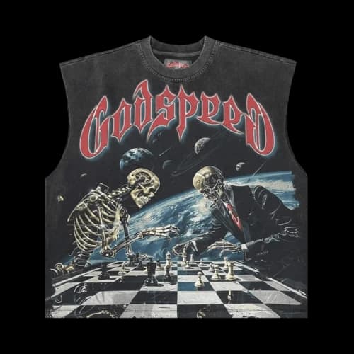 Godspeed Checkmate Sleeveless 'Black Wash'