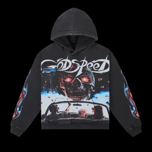 Godspeed Drive In Hoodie 'Black Wash'