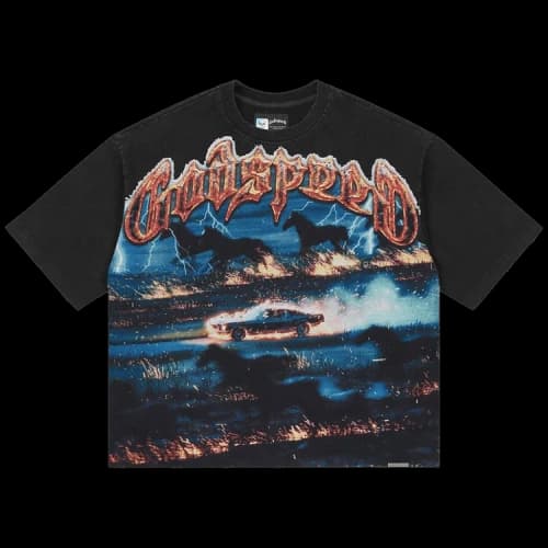 Godspeed Horsepower T-Shirt 'Black'
