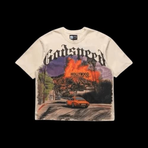 Godspeed Los Scandalous T-Shirt 'Bone'