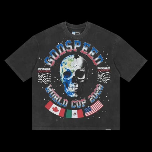 Godspeed Planet Fútbol T-Shirt 'Black'