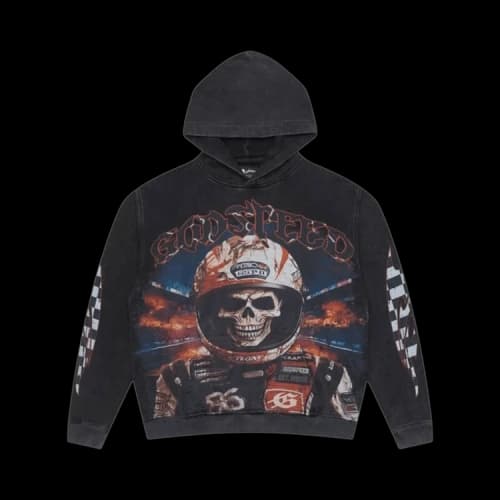 Godspeed Racer Goldie Hoodie 'Black Wash'