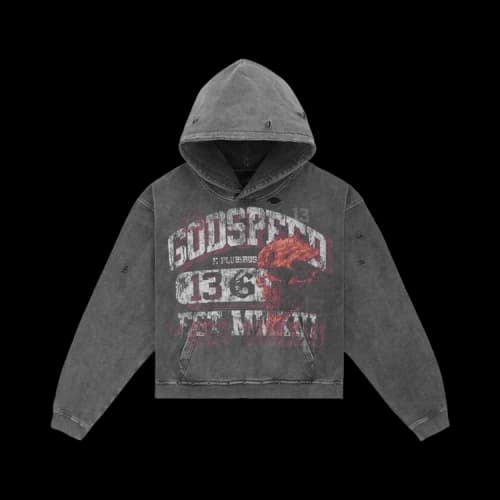 Godspeed Seeing Double Hoodie 'Grey Wash'