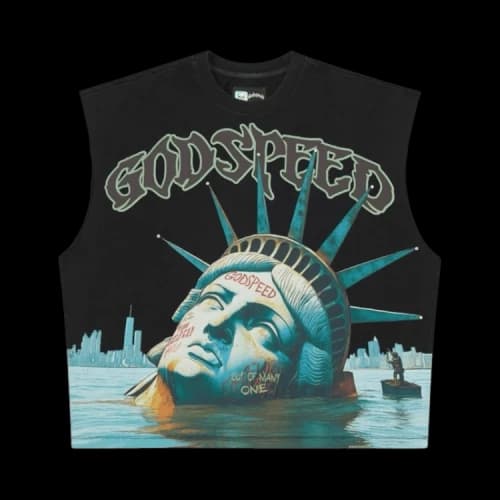 Godspeed Sunken Liberty Sleeveless T-Shirt 'Black'