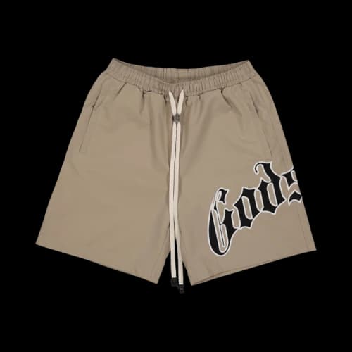 Godspeed OG Logo Nylon Shorts 'Sand'