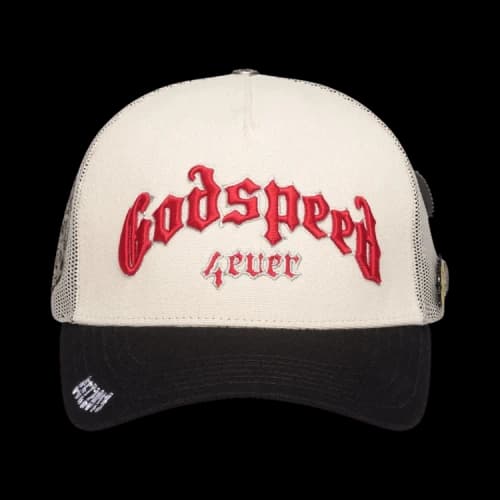 Godspeed Forever Trucker Hat 'White/Black/Red'