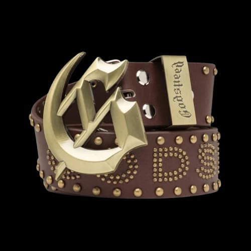 Godspeed Forged GS Studded Belt 'Brown'