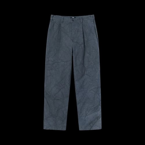 Stussy Canvas Volume Pleated Trouser 'Navy'