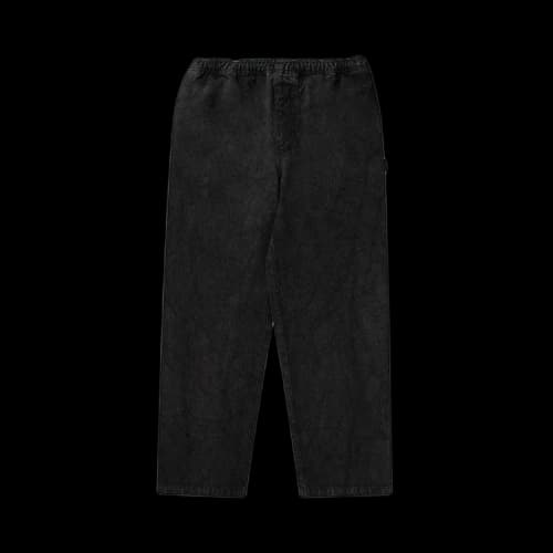 Stussy Washed Canvas Beach Pant 'Black'