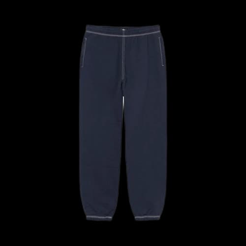 Stussy Contrast Stitch Label Pant 'Navy'