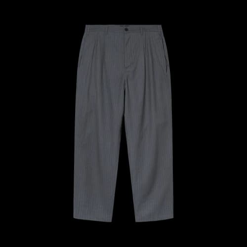 Stussy Striped Volume Pleated Trouser 'Grey'