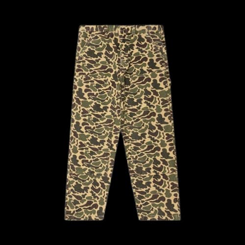 Stussy Camo Canvas Work Pant 'Brown'