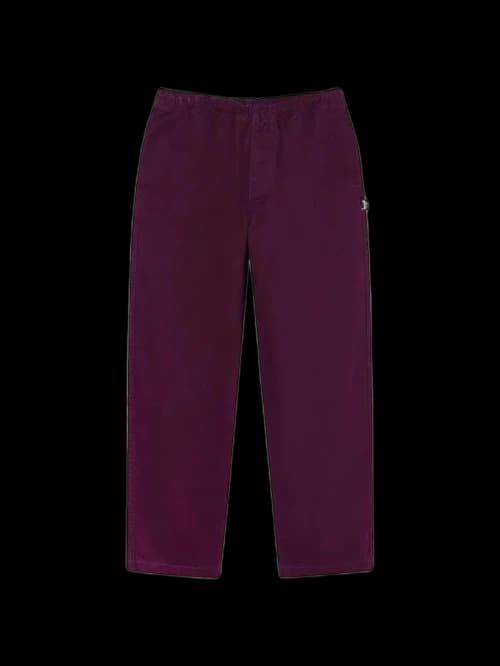 Stussy BrUShed Beach Pants Plum