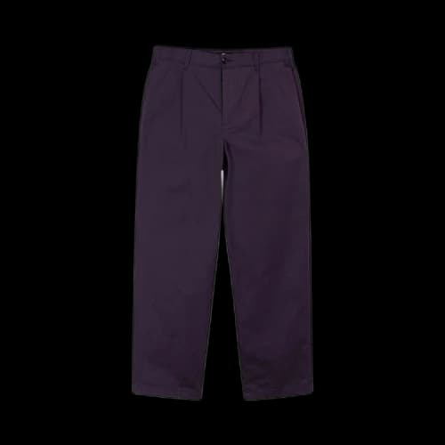 Stussy Twill Volume Pleated Trouser 'Grape'