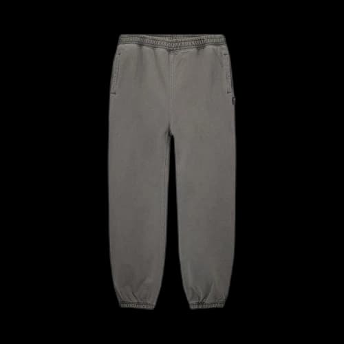 Stussy Pigment Dyed Fleece Pant Charcoal