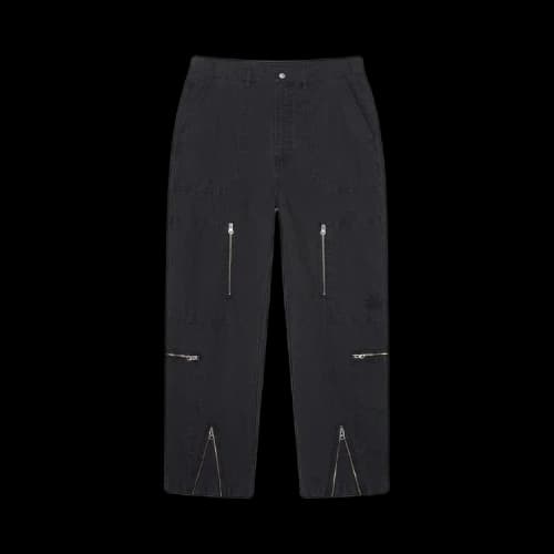 Stussy Flight Ripstop Pigment Dyed Pant Black
