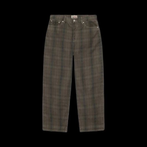 Stussy Big Ol' Plaid Jean 'Olive'