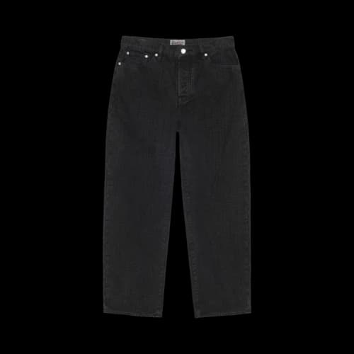 Stussy Big Ol' Needlepunch Canvas Jean Black