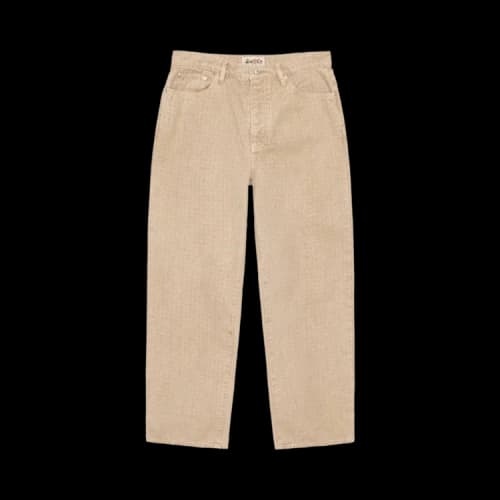 Stussy Big Ol' Needlepunch Canvas Jean Khaki