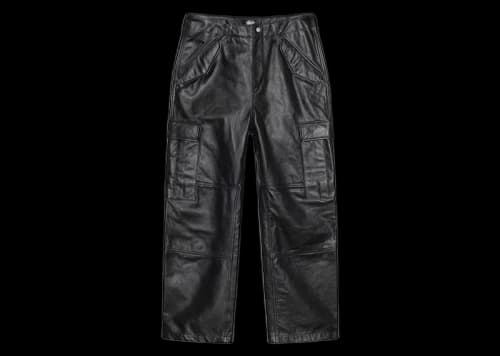 Stussy Military Cargo Leather Pant Black